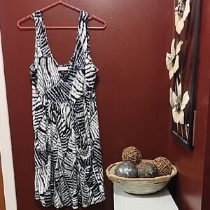 Black and White Women's Dress